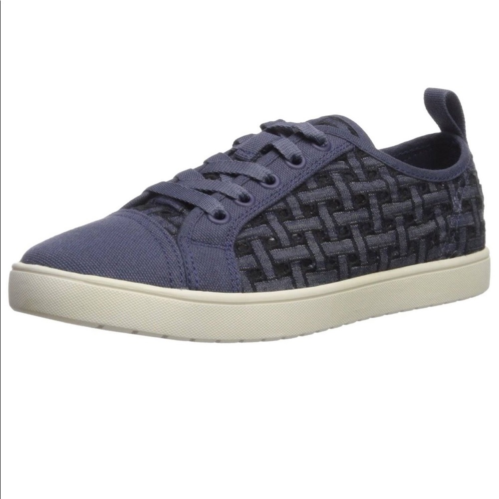 Koolaburra By Uggs Blue Woven Denim Sneakers 6.5